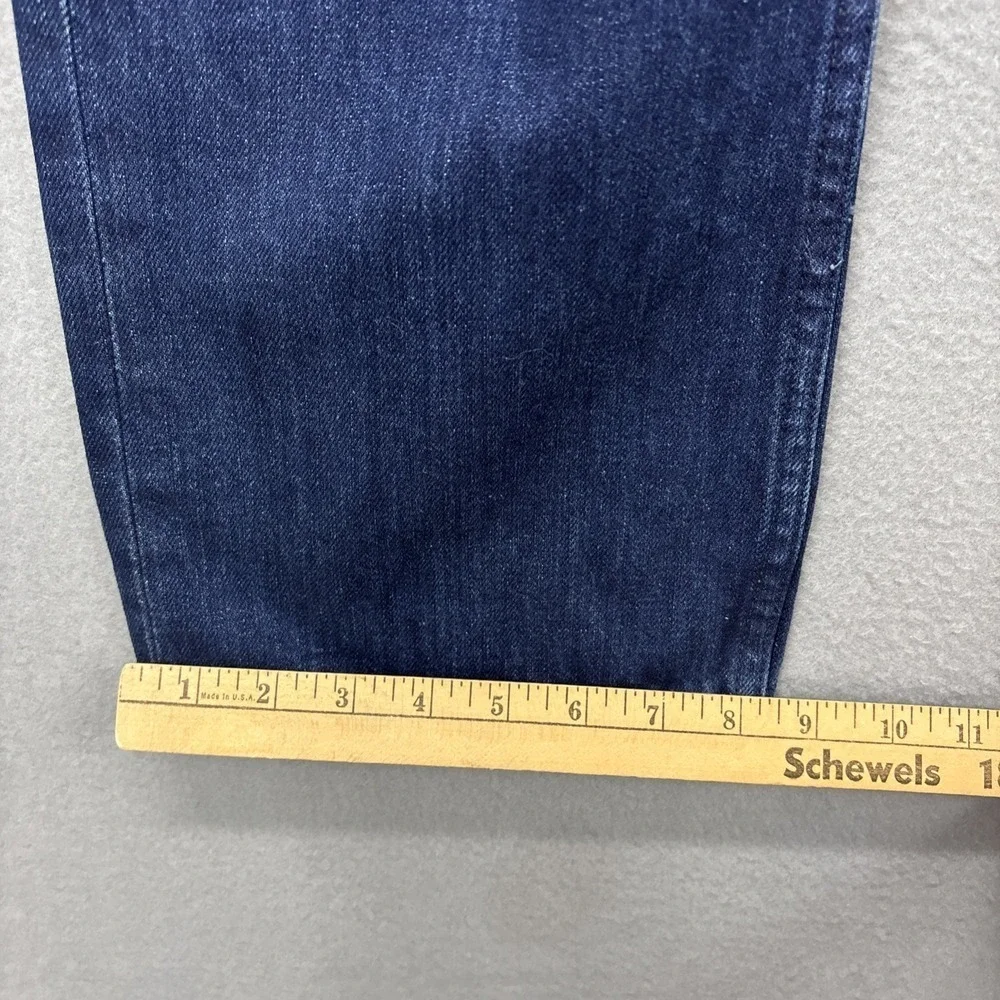 Levi's 514 jeans mens 34x30 distressed blue denim Whiskered Fade Straight Grunge